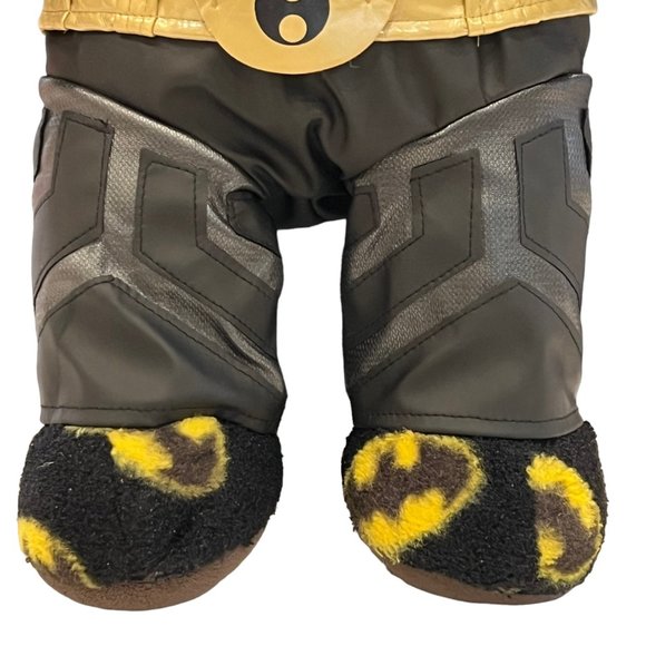 Build A Bear Batman Logo The Dark Knight Black Outfit Plush Dress Up Clothes - Picture 8 of 16